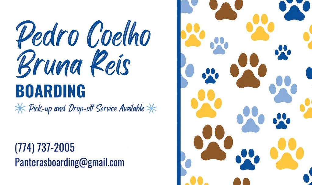 Pedro Coelho & Bruna Reis - Official contact card back